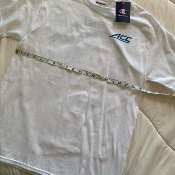 Champion White T-Shirt with Blue ACC Logo - Picture 5 of 7